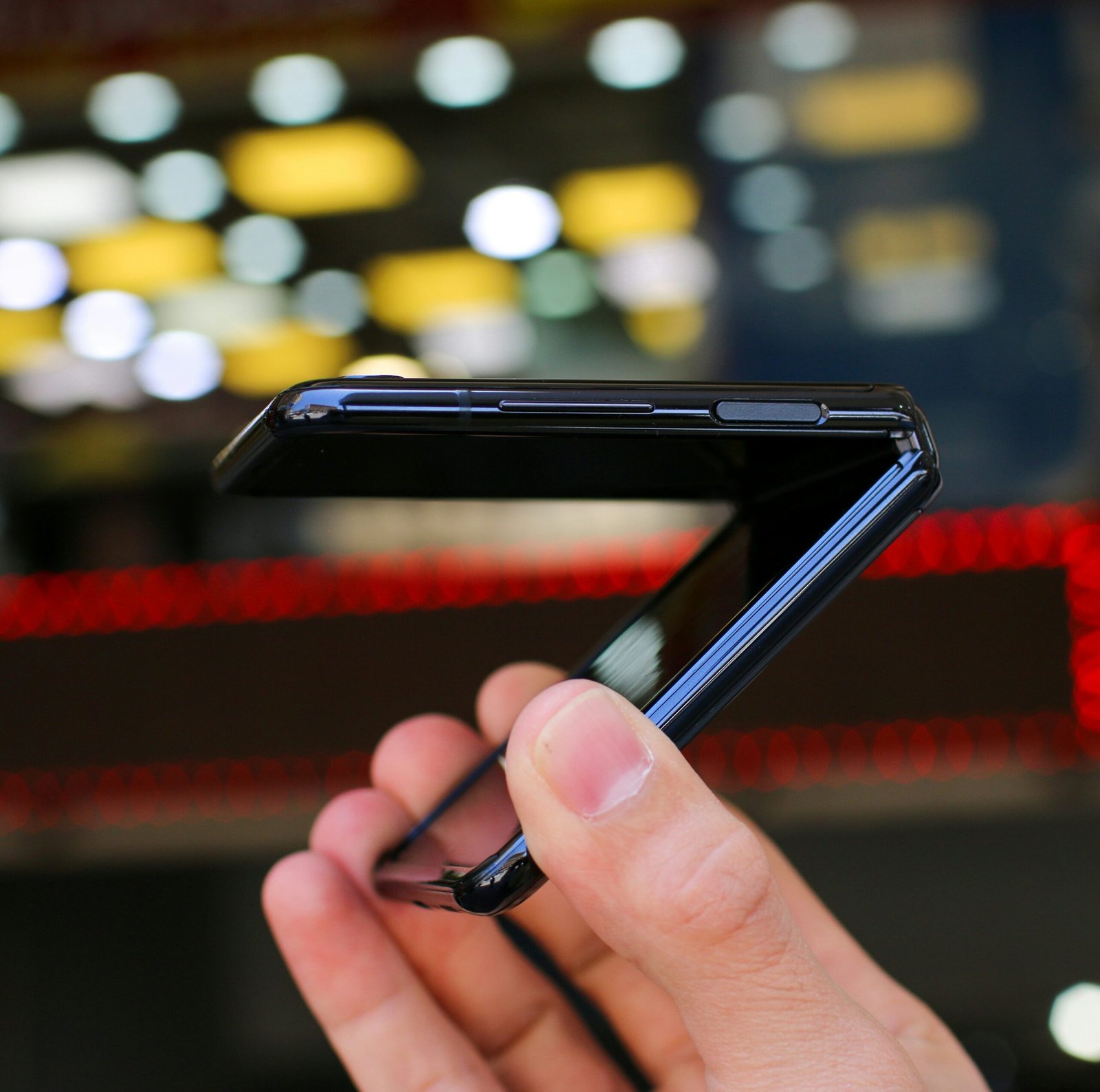 Samsung Galaxy Z Fold 5 foldable phone with durable hinge mechanism, designed for thousands of folds and everyday reliability.